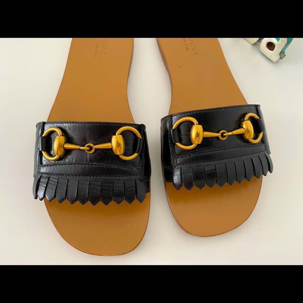 Gucci Horsebit Slides Sandals
